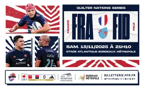France - Fidji - Rugby - Stade Atlantique