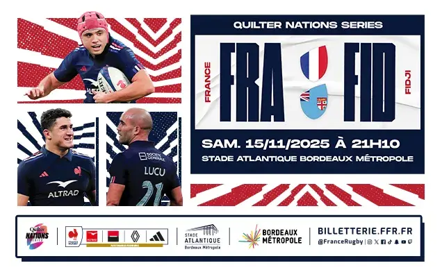 France - Fidji - Rugby - Stade Atlantique