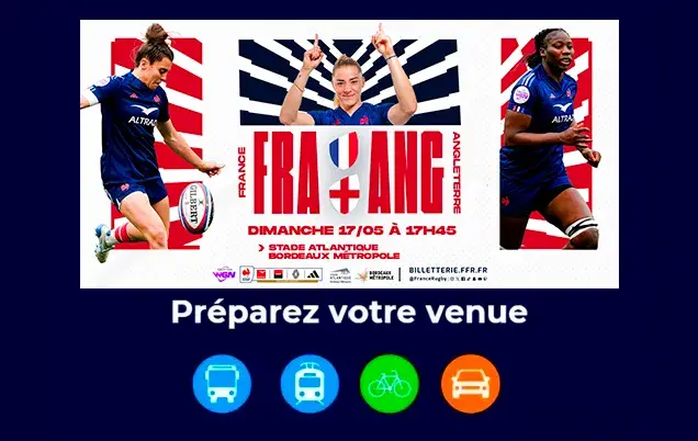Equipe de France - FFR - Stade Atlantique mobilité